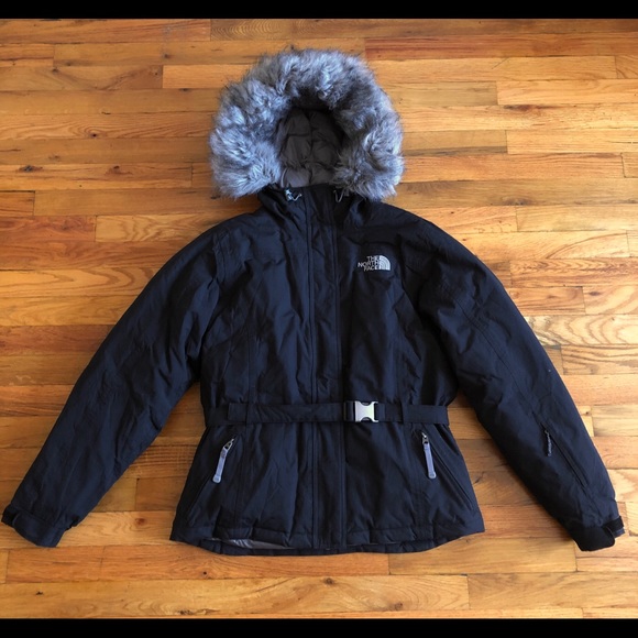The North Face Jackets & Blazers - The North Face W’s belted hooded goose down jacket